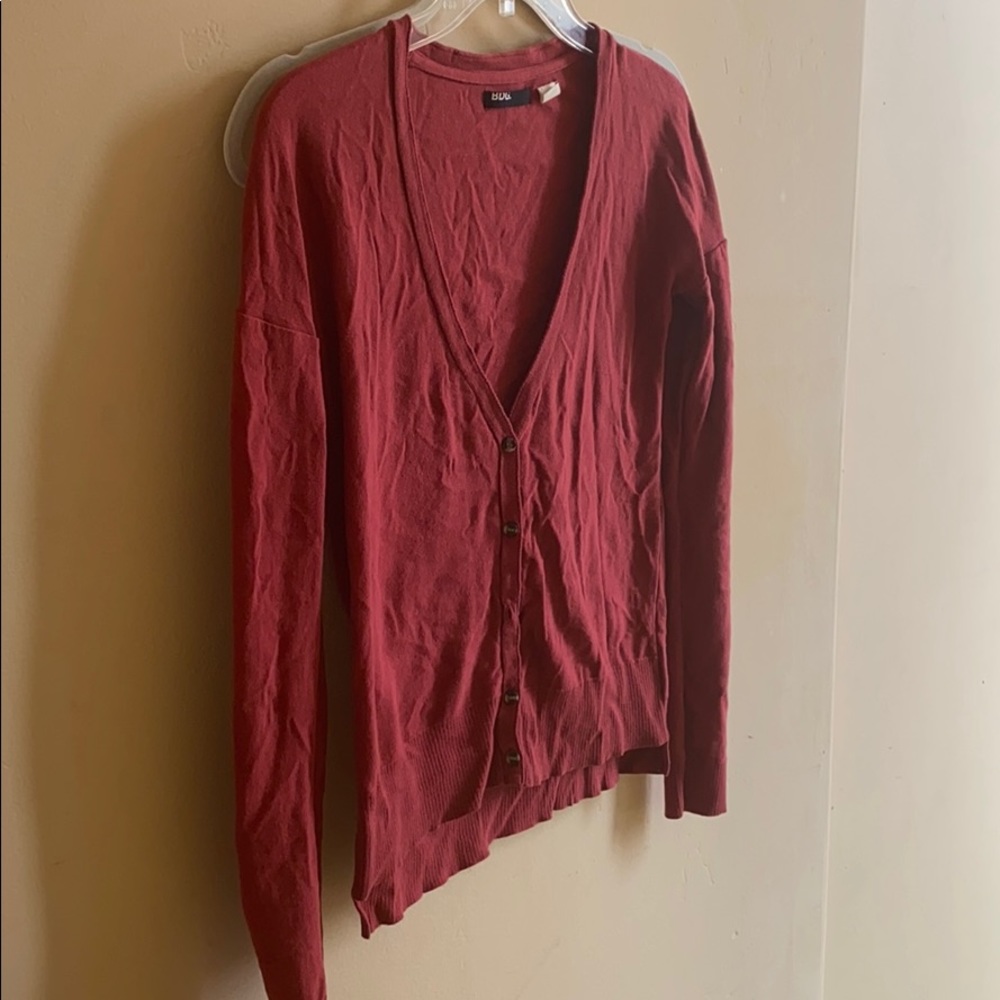 Red cardigan S